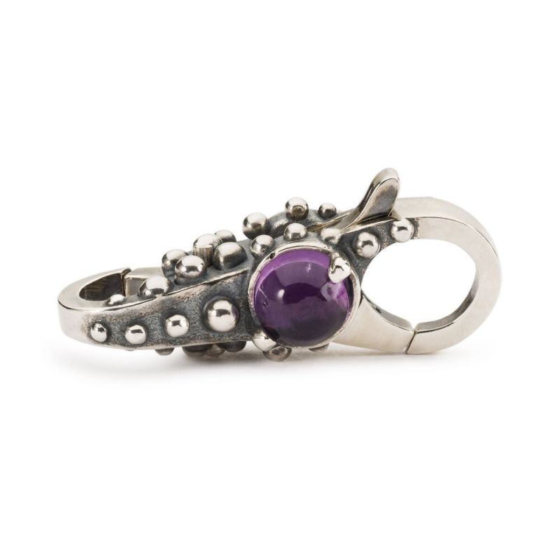 ZAPIĘCIE Trollbeads, Purple & Green Lock