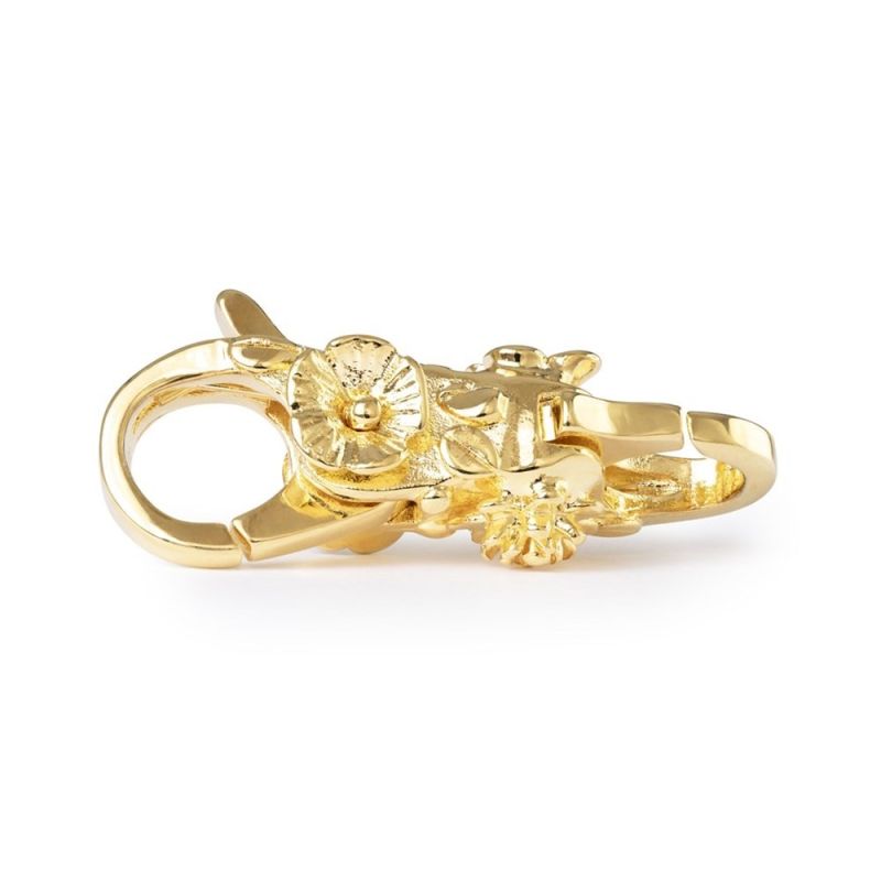 ZAPIĘCIE Trollbeads,Petals Path Clasp, Gold Plated