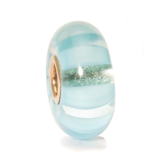 KORALIK Trollbeads, Light Blue Stripe