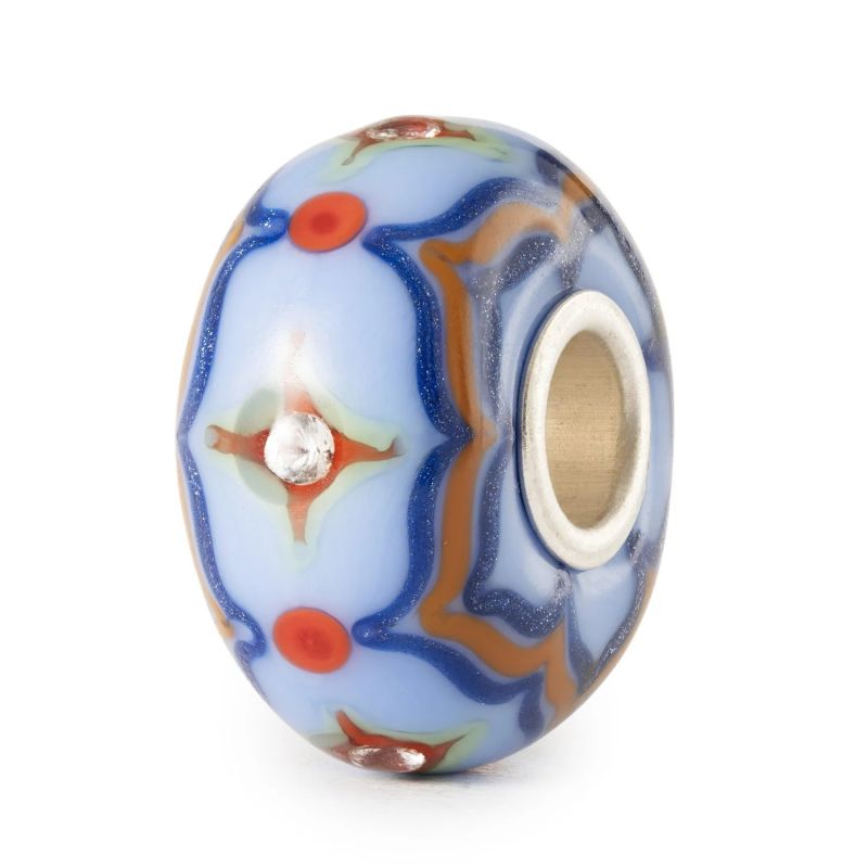 KORALIK Trollbeads, Azure Porcelain Gleam