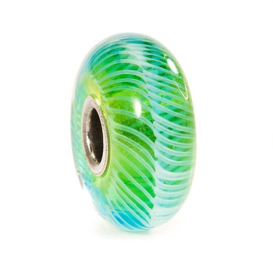 KORALIK Trollbeads, Turquoise Feather