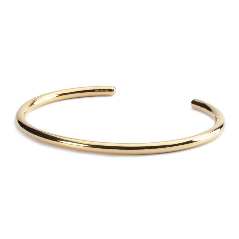 BRANSOLETA Trollbeads, Gold Plated Bangle XS