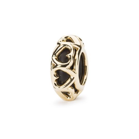 KORALIK  Trollbeads Lovesome Spacer, Gold