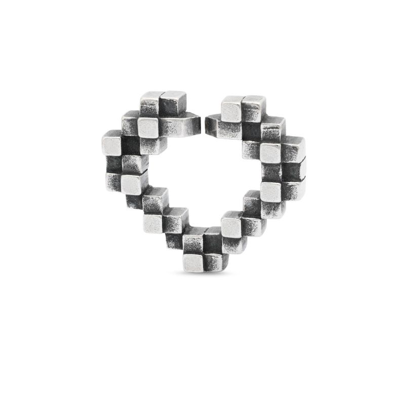 element, HEART GLIMPSE, single silver link