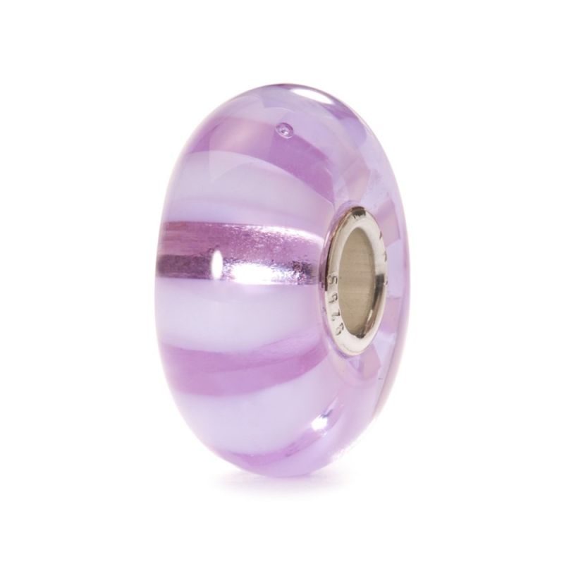 KORALIK Trollbeads, Lavender Stripe Bead