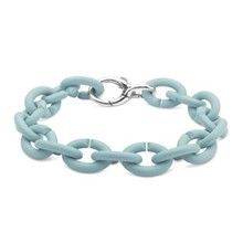 bransoleta, SKY BLUE silver bracelet