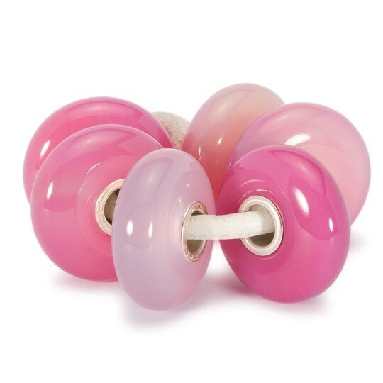 KORALIK Trollbeads, Pink Agate Kit