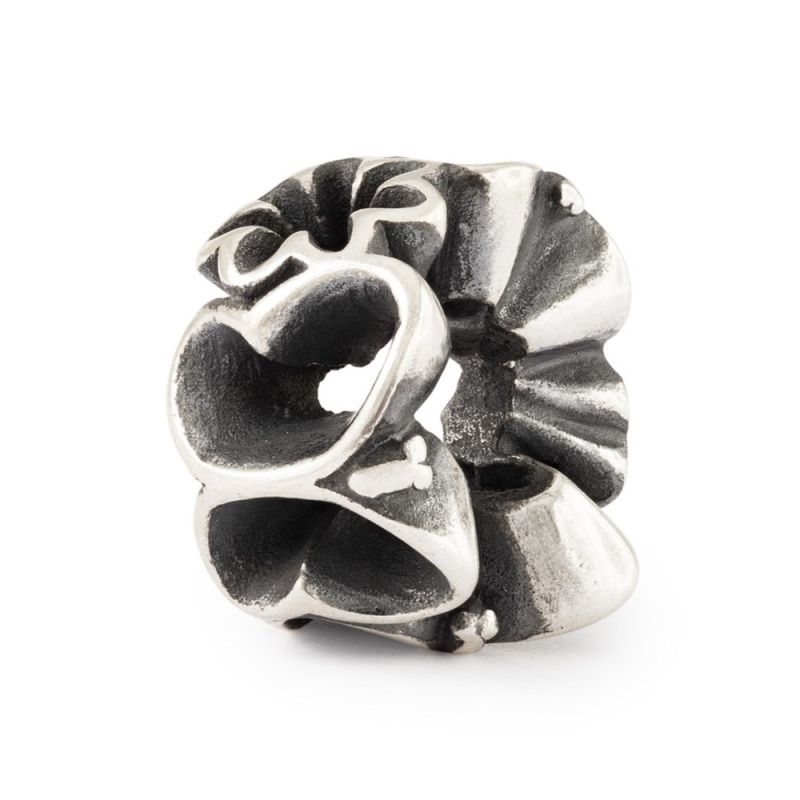 KORALIK Trollbeads, Flutter By Silver Bead