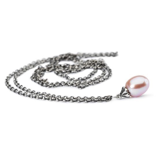 NASZYJNIK Trollbeads, Necklace with Rosa Pearl 110