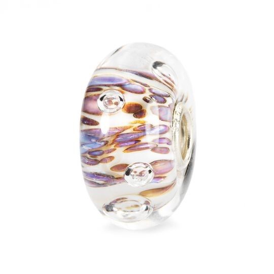 KORALIK Trollbeads, Purple Rippling Bubbles