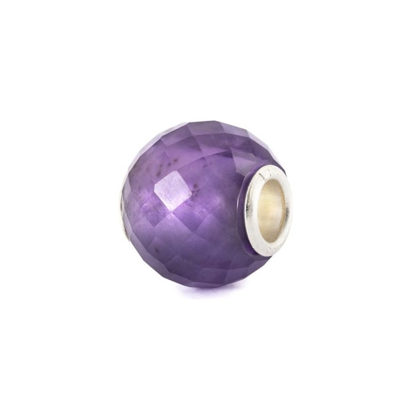 KORALIK Trollbeads,Round Amethyst Facet