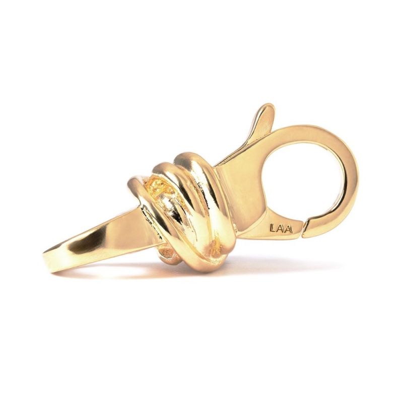 ZAPIĘCIE Trollbeads,Lucky Knot Clasp, Gold Plated