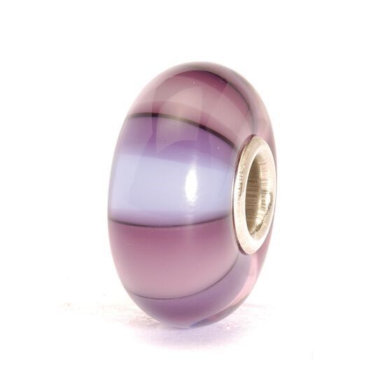 KORALIK Trollbeads, Purple Stripes