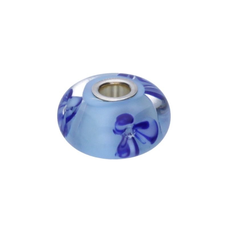 KORALIK Trollbeads, Light Blue Flower
