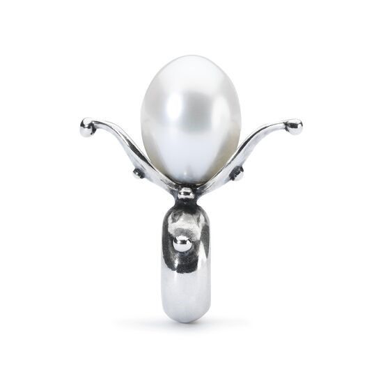 KORALIK  Trollbeads, Budding Pearl Spacer