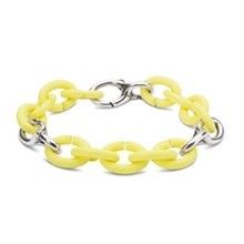 bransoleta, LIGHT LEMON POP silver bracelet