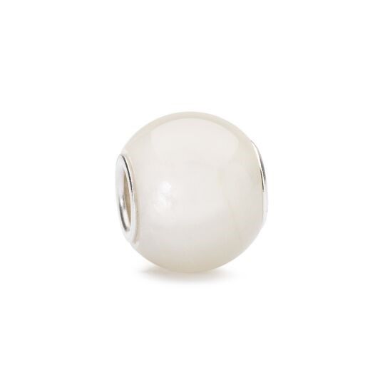 KORALIK Trollbead, Round White Moonstone
