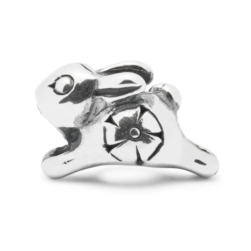 KORALIK  Trollbeads, Jumping Rabbit Baby