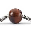 KORALIK Trollbeads, Jumbo Round Red Tiger Eye