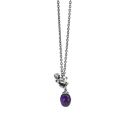 NASZYJNIK Trollbeads, Necklace with Amethyst, 70cm