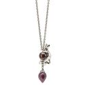 NASZYJNIK Trollbeads, Necklace with Ruby 80 cm