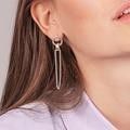 kolczyk, BASIC, silver earring