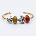 KORALIK Trollbeads, Saffron Facet