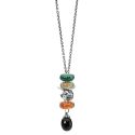 NASZYJNIK Trollbeads, Necklace with Black Onyx 100