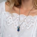 NASZYJNIK Trollbeads,Necklace With White Pearl,120