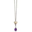 NASZYJNIK Trollbeads, Necklace with Amethyst, 70cm