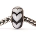 KORALIK Trollbeads, White Heart