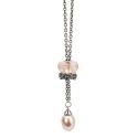 NASZYJNIK Trollbeads, Necklace with Rosa Pearl 80 