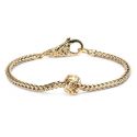 BRANSOLETA  Trollbeads, Gold 14 k Bracelet, 17 cm