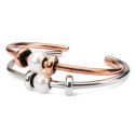 BRANSOLETA Trollbeads, Copper Bangle XS
