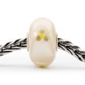 KORALIK Trollbeads, Ivory Flower Armadillo