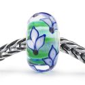 KORALIK Trollbeads, Blue Iris Bloom Bead