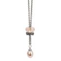 NASZYJNIK Trollbeads, Necklace with Rosa Pearl 70 
