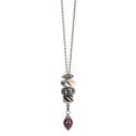 NASZYJNIK Trollbeads, Necklace with Ruby 80 cm