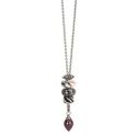 NASZYJNIK Trollbeads, Necklace with Ruby 70 cm