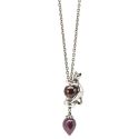 NASZYJNIK Trollbeads, Necklace with Ruby 70 cm
