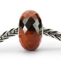 KORALIK Trollbeads, Red Chalcedony with Hematite