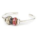 KORALIK Trollbeads, Crimson Silk Brilliance