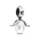 KORALIK  Trollbeads, Budding Pearl Spacer