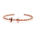 BRANSOLETA Trollbeads, Twisted Copper Bangle, M