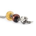 KORALIK Trollbeads, Jumbo Round Red Tiger Eye