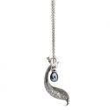 NASZYJNIK Trollbeads,Necklace with Peacock Pearl 
