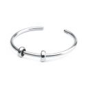 BRANSOLETA Trollbeads, Silver Bangle, XS