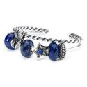 BRANSOLETA Trollbeads, Twisted Silver Bangle S