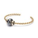 KORALIK Trollbeads, Steel Hematite