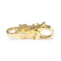 ZAPIĘCIE Trollbeads,Petals Path Clasp, Gold Plated